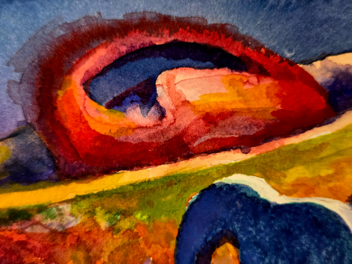 Strange Messenger (Watercolor Version)