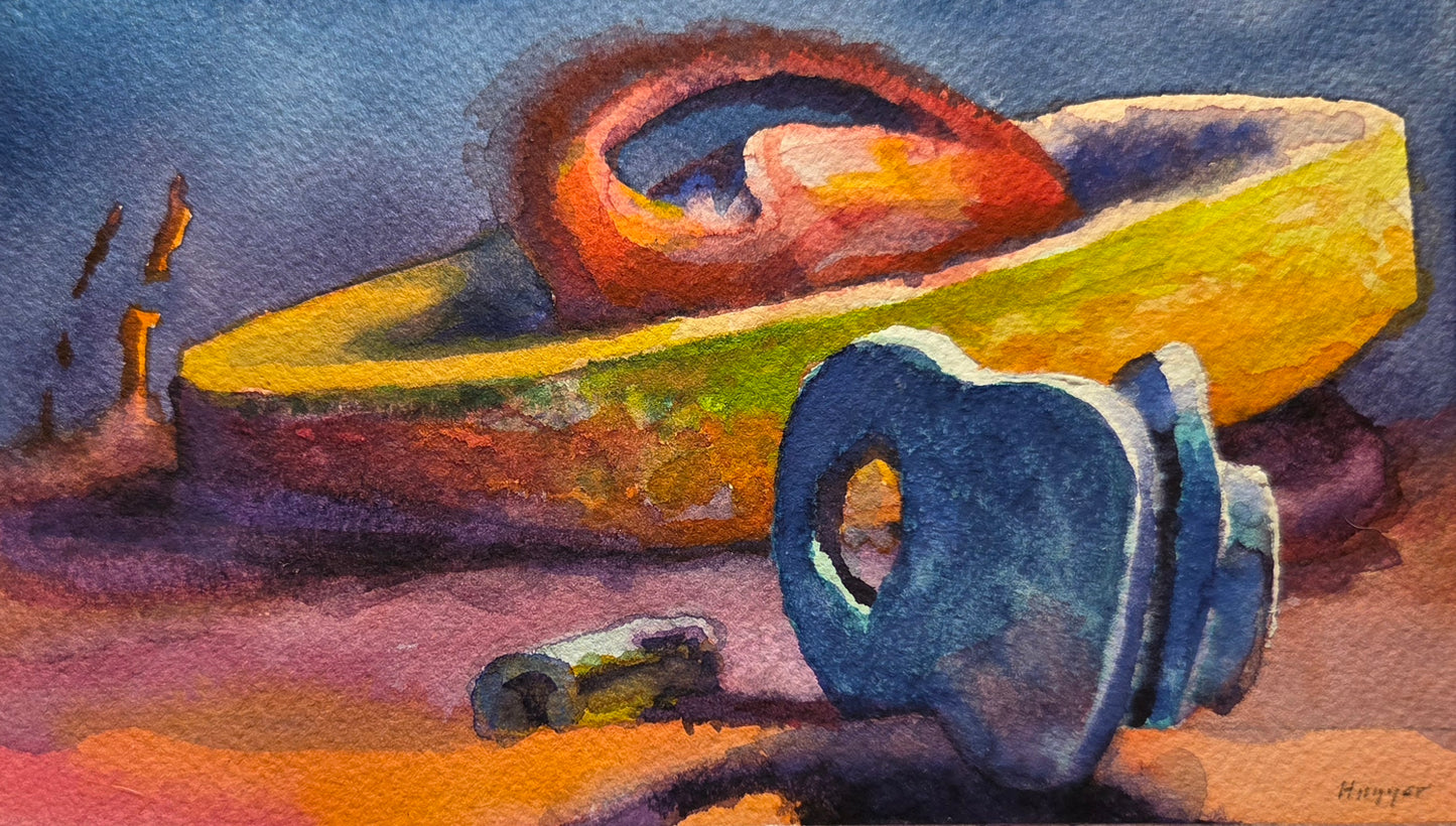 Strange Messenger (Watercolor Version)