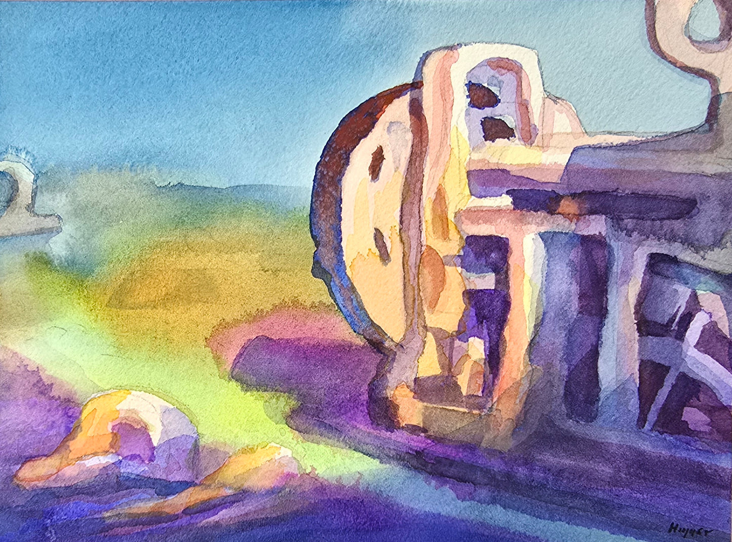 "Evening Descends"